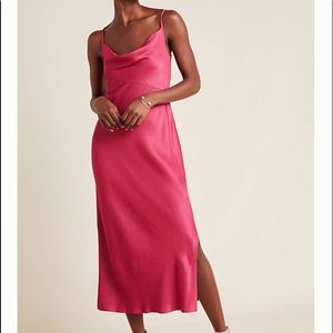 Anthropologie Bias Slip Dress Small